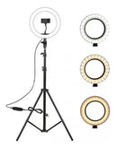 Aro De Luz 30 cm Con Trípode